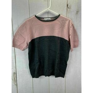 Dressbarn Short Sleeve Knit Sweater Light Weight